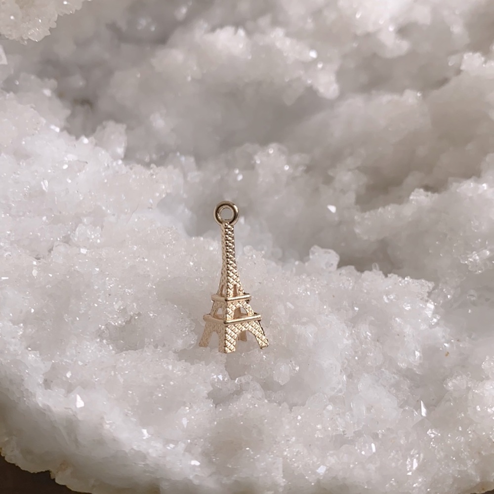 3/$30 gold plated Eiffel Tower charm